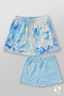 1111 - Skulls & Roses Reversible Shorts YLA Tropical