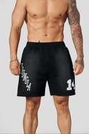 1123 - GOLDEN ERA COTTON MESH SHORTS BLACK WASH - Unmatched Kicks-YOUNG LA