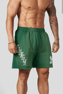 1123 - GOLDEN ERA COTTON MESH SHORTS GREEN WASH - Unmatched Kicks-YOUNG LA
