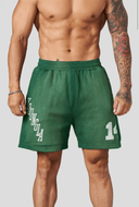 1123 - GOLDEN ERA COTTON MESH SHORTS GREEN WASH - Unmatched Kicks-YOUNG LA