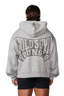 5162 - Golds Gym Throwback Zip-ups Heather Grey