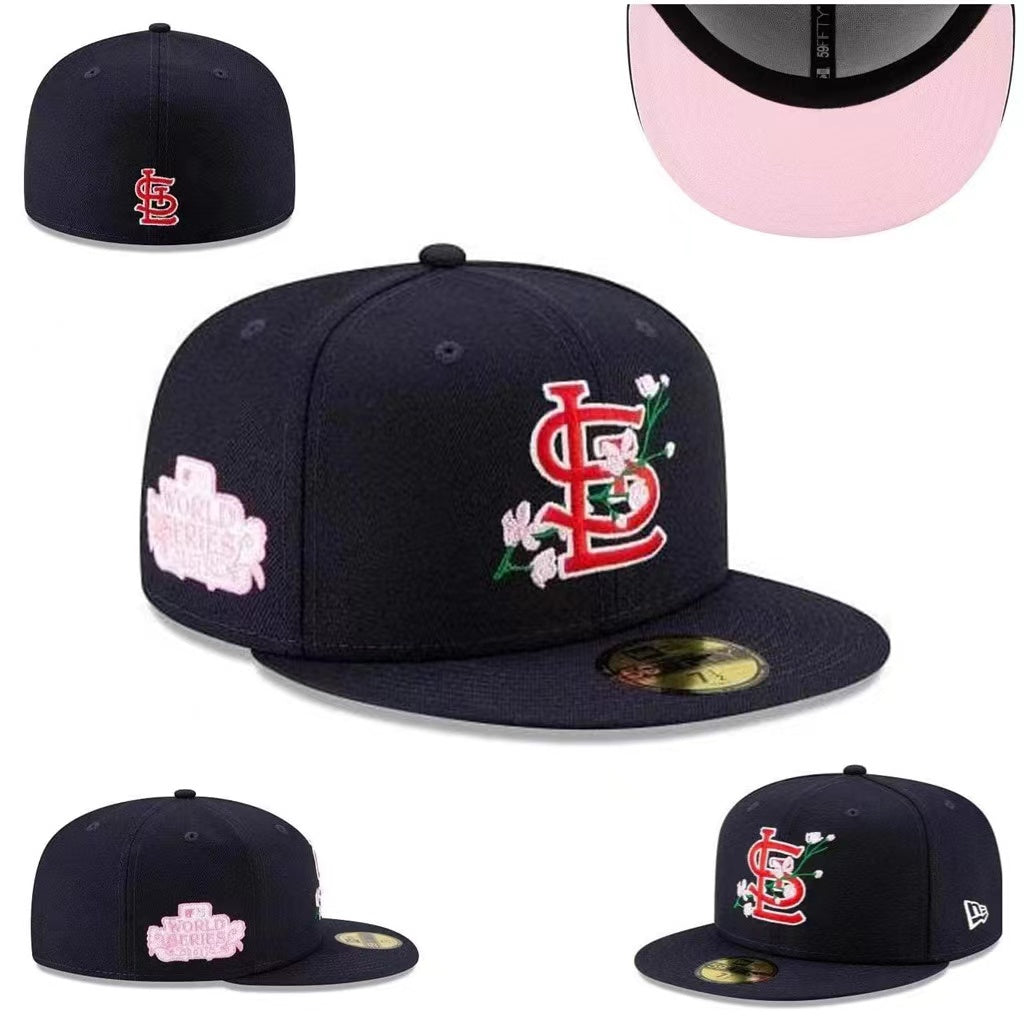 New Era 59Fifty MLB Boston Red Sox Side Patch Bloom Fitted Hat