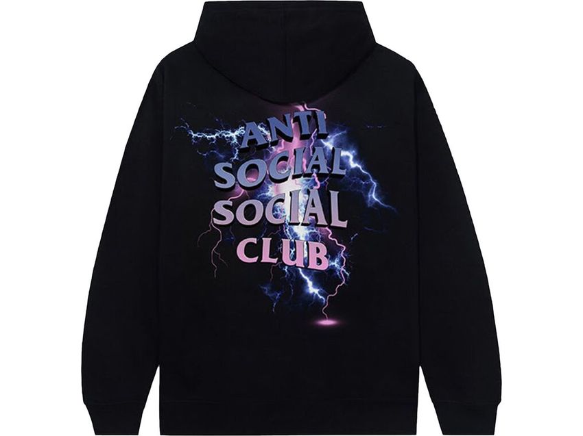 Anti Social Social Club Bolt From The Blue Hoodie