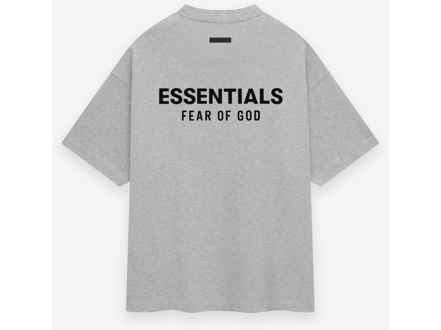 Fear of God Essentials Jersey Crewneck T-Shirt Light Heather Gray