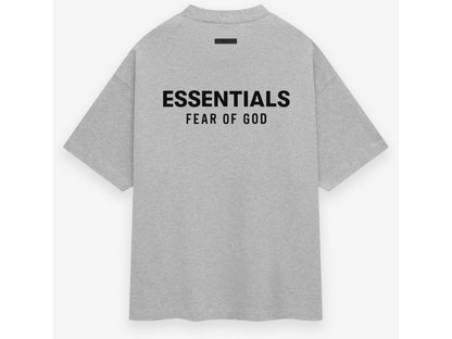 Fear of God Essentials Jersey Crewneck T-Shirt Light Heather Gray