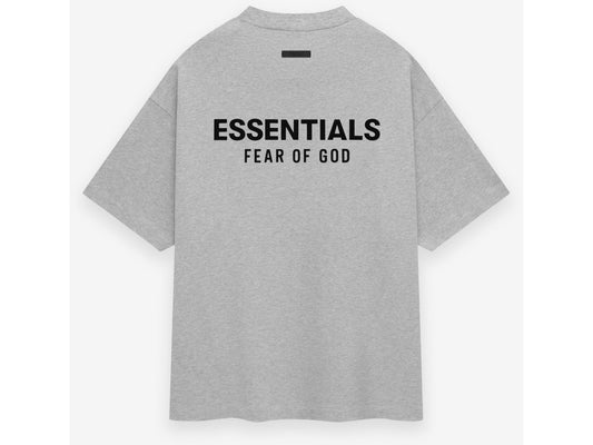 Fear of God Essentials Jersey Crewneck T-Shirt Light Heather Gray