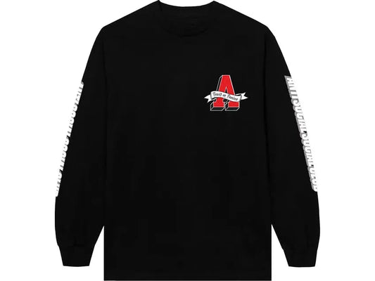 TWO TONE TEE BLACK SWEATSHIRT
