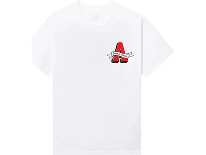 Anti social social club two tone tee WHITE