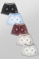 132 Infamous Bandana Shorts Grey - Unmatched Kicks-YOUNG LA