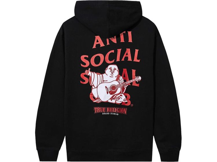 Anti Social Social Club x True Religion Anti-Truth Hoodie 'Black'