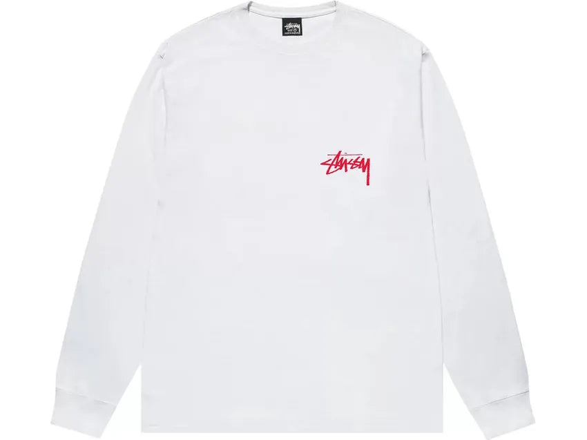 STUSSY BEAT CRAZY LS TEE F/S