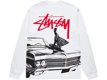 STUSSY BEAT CRAZY LS TEE F/S