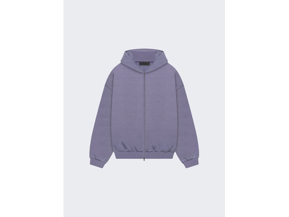 Fear of God Essentials Heavy Fleece Fullzip Hoodie LAVENDER