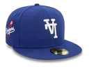 59FIFTY Fitted Cap - Upside Down AOP - Los Angeles Dodgers Cooperstown - Blue