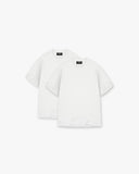 2 x Initial T-Shirt - Flat White - Unmatched Kicks - REPRESENT