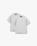 2 x Initial T-Shirt - Ice Grey Marl - Unmatched Kicks - REPRESENT