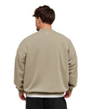 2012 Lifting Club Crew extreme oversized fit Linen Brown - Unmatched Kicks - GYMSHARK