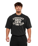 2012 Lifting Club T-Shirt extreme oversized fit Black - Unmatched Kicks - GYMSHARK