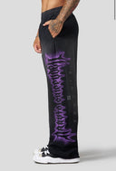 2012 - NARUTO ARTWORK SWEATS BLACK/PURPLE - Unmatched Kicks-YOUNG LA