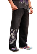 2012 - NARUTO ARTWORK SWEATS BLACK/PURPLE - Unmatched Kicks-YOUNG LA