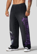 2012 - NARUTO ARTWORK SWEATS BLACK/PURPLE - Unmatched Kicks-YOUNG LA