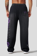 2012 - NARUTO ARTWORK SWEATS BLACK/PURPLE - Unmatched Kicks-YOUNG LA
