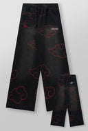 2012 - NARUTO ARTWORK SWEATS BLACK/RED - Unmatched Kicks-YOUNG LA