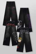 2012 - NARUTO ARTWORK SWEATS NARUTO BLACK/YELLOW - Unmatched Kicks-YOUNG LA
