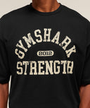 2012 Strength T-Shirt Pebble Black - Unmatched Kicks - GYMSHARK