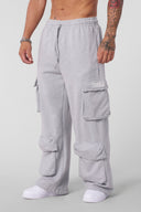 2033 - Heritage Cargo Sweats Heather Grey - Unmatched Kicks-YOUNG LA