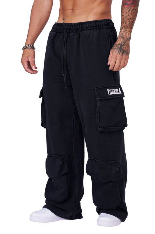 2033 - Heritage Cargo Sweats Black
