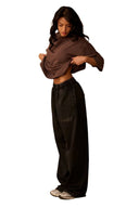 2041 - The Midnight Collection - Joggers Black Wash - Unmatched Kicks - YOUNG LA