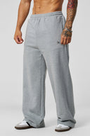 2067 - Elevated Essentials - Baggy Sweats Heather Grey - Unmatched Kicks-YOUNG LA