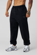 2069 - Elevated Essentials - Baggy Joggers Black Wash - Unmatched Kicks-YOUNG LA
