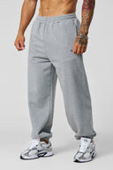 2069 - Elevated Essentials - Baggy Joggers Heather Grey - Unmatched Kicks-YOUNG LA
