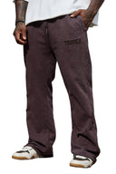 2077 - Flare Sweats Brown Wash - Unmatched Kicks - YOUNG LA