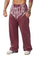 2079 - Dark Wave Joggers Burgundy Wash - Unmatched Kicks - YOUNG LA