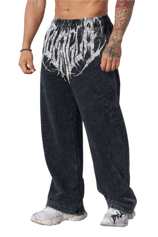 YOUNG LA 2079 - Dark Wave Joggers Black Wash