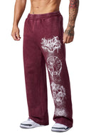 2116 - Dynasty Sweats Burgundy Wash - Unmatched Kicks - YOUNG LA