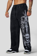 2122 - Eternal Embroidered Sweats Black Wash