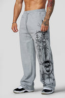 2122 - Eternal Embroidered Sweats Heather Grey