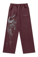 2125 - Divine Sweats Burgundy Wash - Unmatched Kicks - YOUNG LA