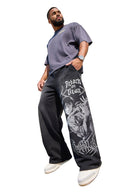 2128 - AOT© x YLA Baggy Joggers Eren Sword - Unmatched Kicks - YOUNG LA