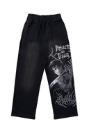 2128 - AOT© x YLA Baggy Joggers Eren Sword