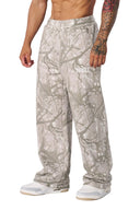 2133 - Tree Camo Baggy Sweats Tan Tree Camo - Unmatched Kicks - YOUNG LA