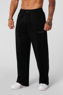 2141 - Soft AF No Cuff Sweats Black