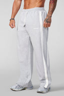 2146 - Classic Stripe Sweats Heather Grey - Unmatched Kicks - YOUNG LA