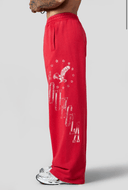 2175 - GOLDEN ERA SWEATS RED WASH - Unmatched Kicks-YOUNG LA