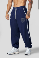 2176 - GOLDEN ERA PIPING JOGGERS NAVY WASH - Unmatched Kicks-YOUNG LA