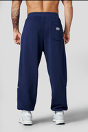 2176 - GOLDEN ERA PIPING JOGGERS NAVY WASH - Unmatched Kicks-YOUNG LA